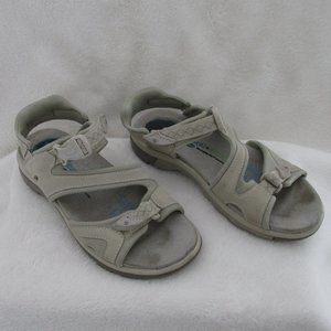 Dr Scholl’s Grey Natural Sport Velcro Sandal Hiking Trail Outdoor Sandals 6.5M